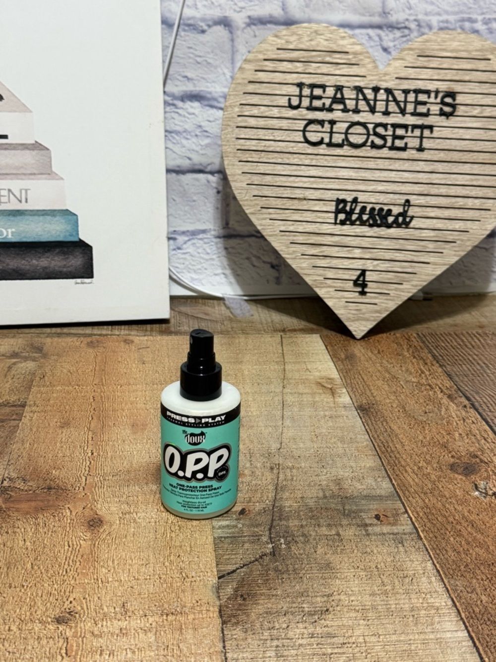 The Doux O.P.P. One-Pass Press Heat Protection Spray – 4 oz.